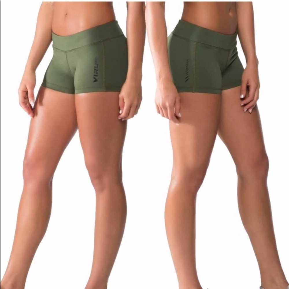 Virus Olive stay cool data shorts Small GUC!